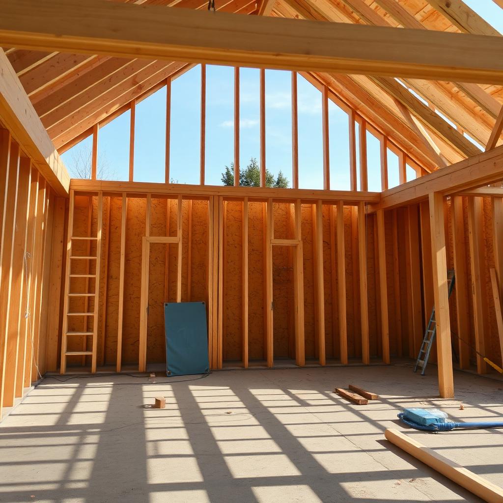 Timber framing and cladding carpentry work on a Central Coast home